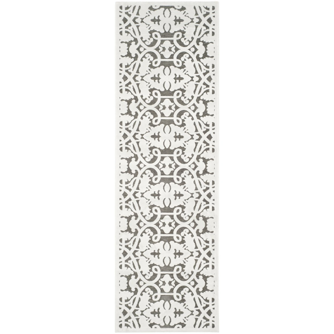 SAFAVIEH Paradise Collection PAR636C Ivory / Dark Grey Rug Image 2