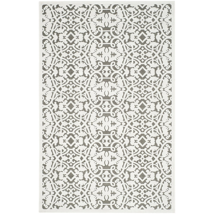 SAFAVIEH Paradise Collection PAR636C Ivory / Dark Grey Rug Image 3