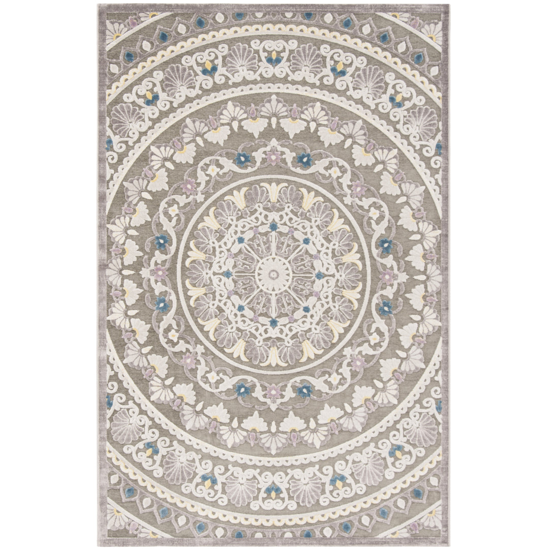 SAFAVIEH Paradise Collection PAR644B Grey / Light Grey Rug Image 8