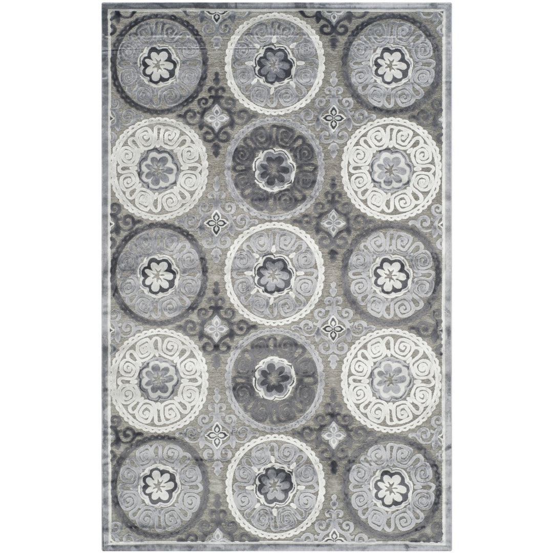 SAFAVIEH Paradise PAR645B Light Grey / Dark Grey Rug Image 8