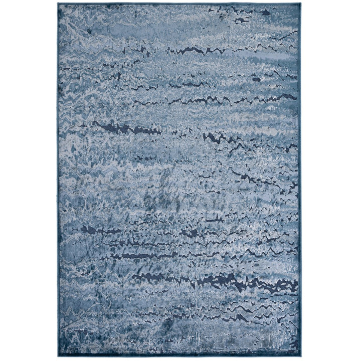 SAFAVIEH Paradise Collection PAR885-7330 Blue / Black Rug Image 1