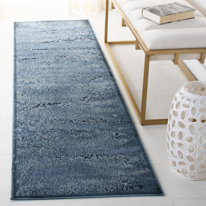 SAFAVIEH Paradise Collection PAR885-7330 Blue / Black Rug Image 3