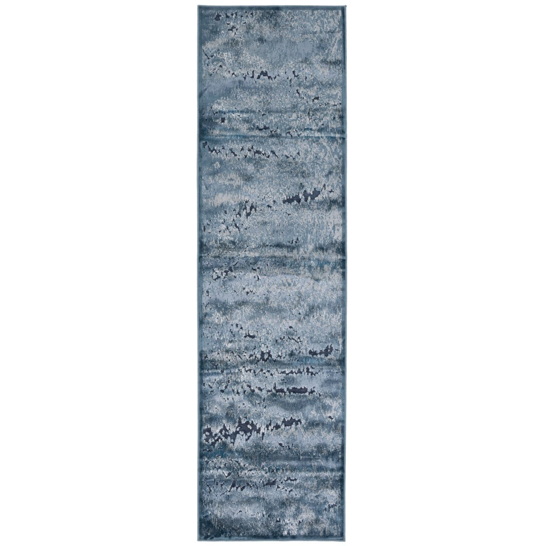 SAFAVIEH Paradise Collection PAR885-7330 Blue / Black Rug Image 1