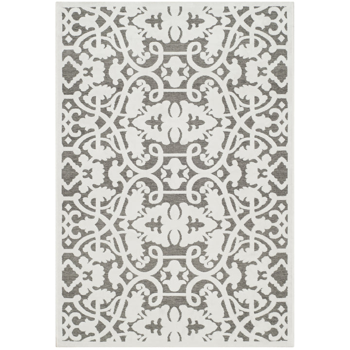 SAFAVIEH Paradise Collection PARB636C Ivory/Dark Grey Rug Image 2