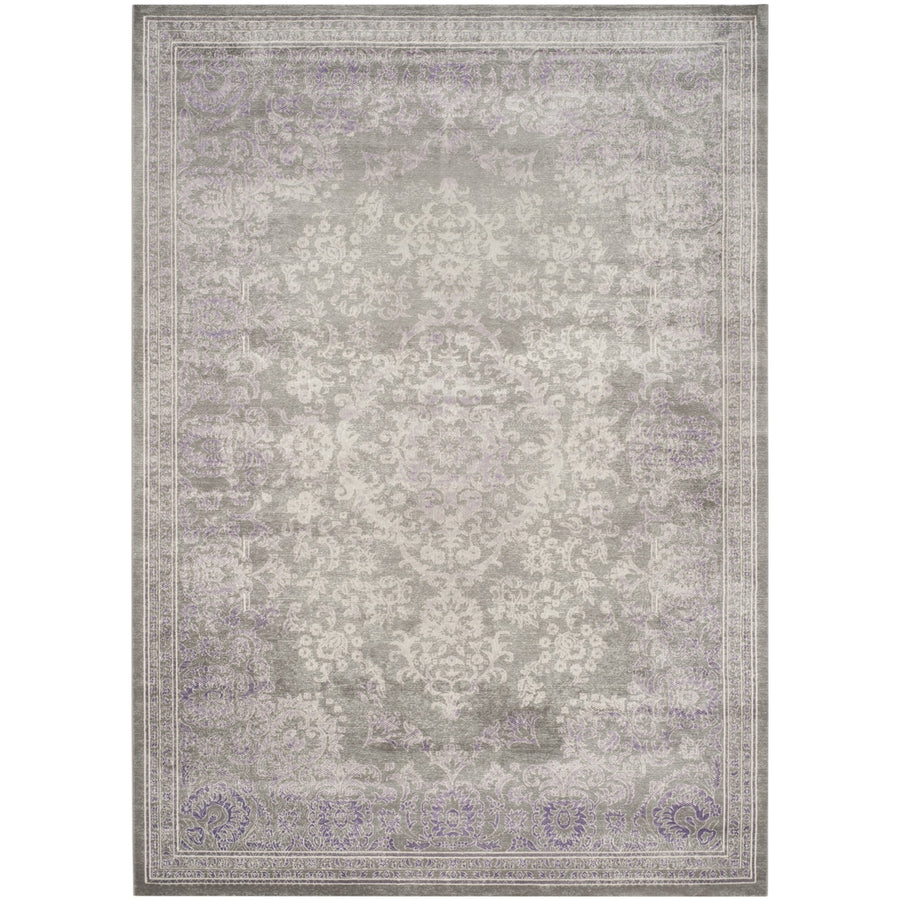 SAFAVIEH Passion Collection PAS402G Grey / Lavender Rug Image 1