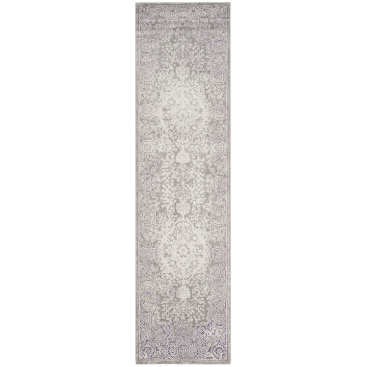 SAFAVIEH Passion Collection PAS402G Grey / Lavender Rug Image 3