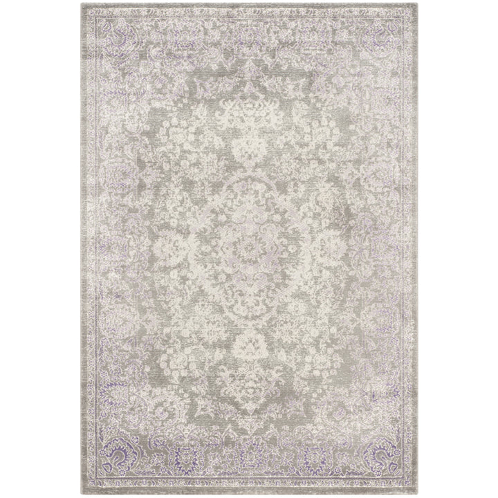 SAFAVIEH Passion Collection PAS402G Grey / Lavender Rug Image 5