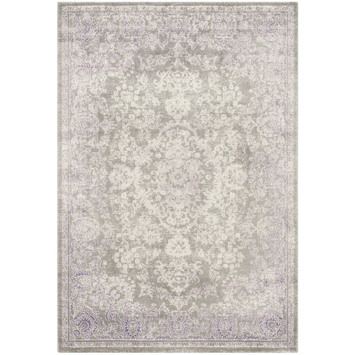 SAFAVIEH Passion Collection PAS402G Grey / Lavender Rug Image 1