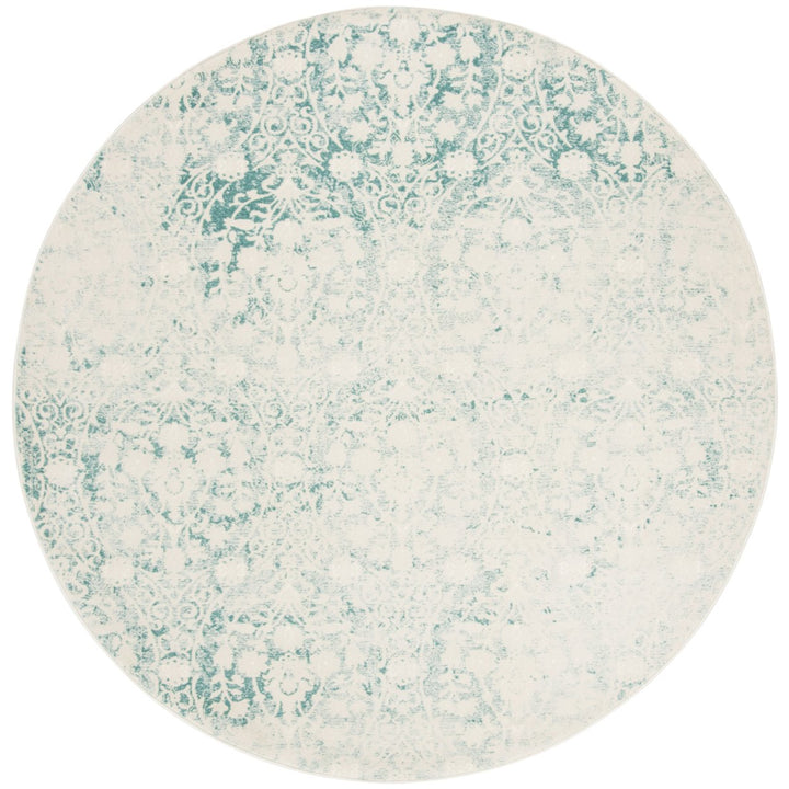 SAFAVIEH Passion Collection PAS403B Turquoise / Ivory Rug Image 1