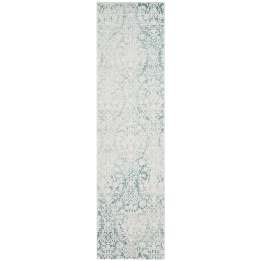 SAFAVIEH Passion Collection PAS403B Turquoise / Ivory Rug Image 5