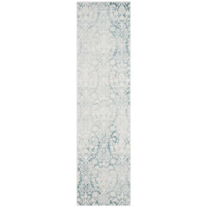 SAFAVIEH Passion Collection PAS403B Turquoise / Ivory Rug Image 1