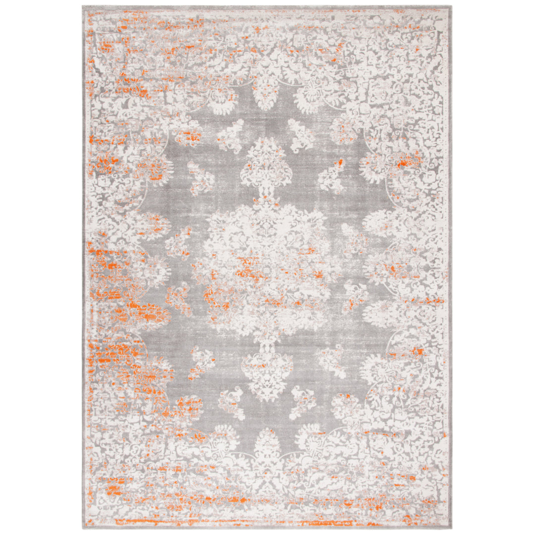 SAFAVIEH Passion Collection PAS406F Grey / Ivory Rug Image 1