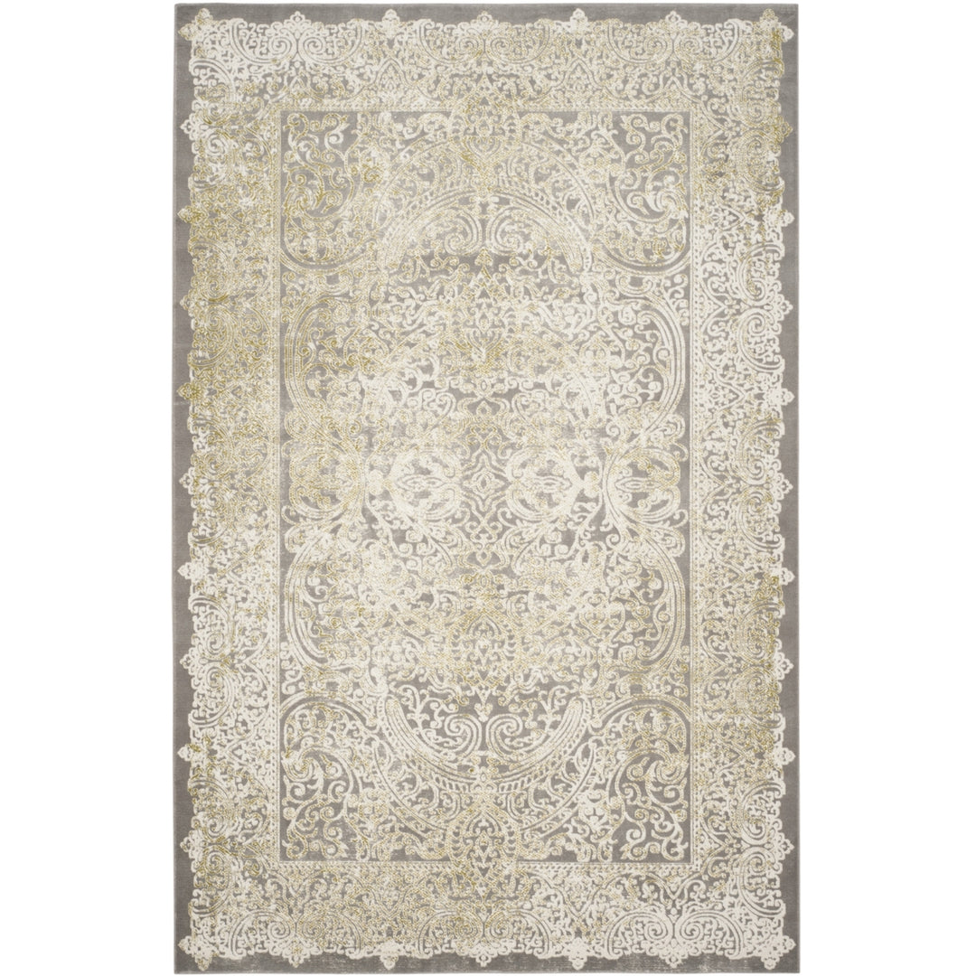 SAFAVIEH Passion Collection PAS404D Grey / Green Rug Image 9