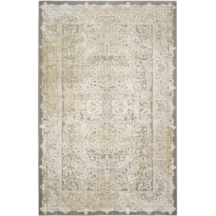 SAFAVIEH Passion Collection PAS404D Grey / Green Rug Image 9