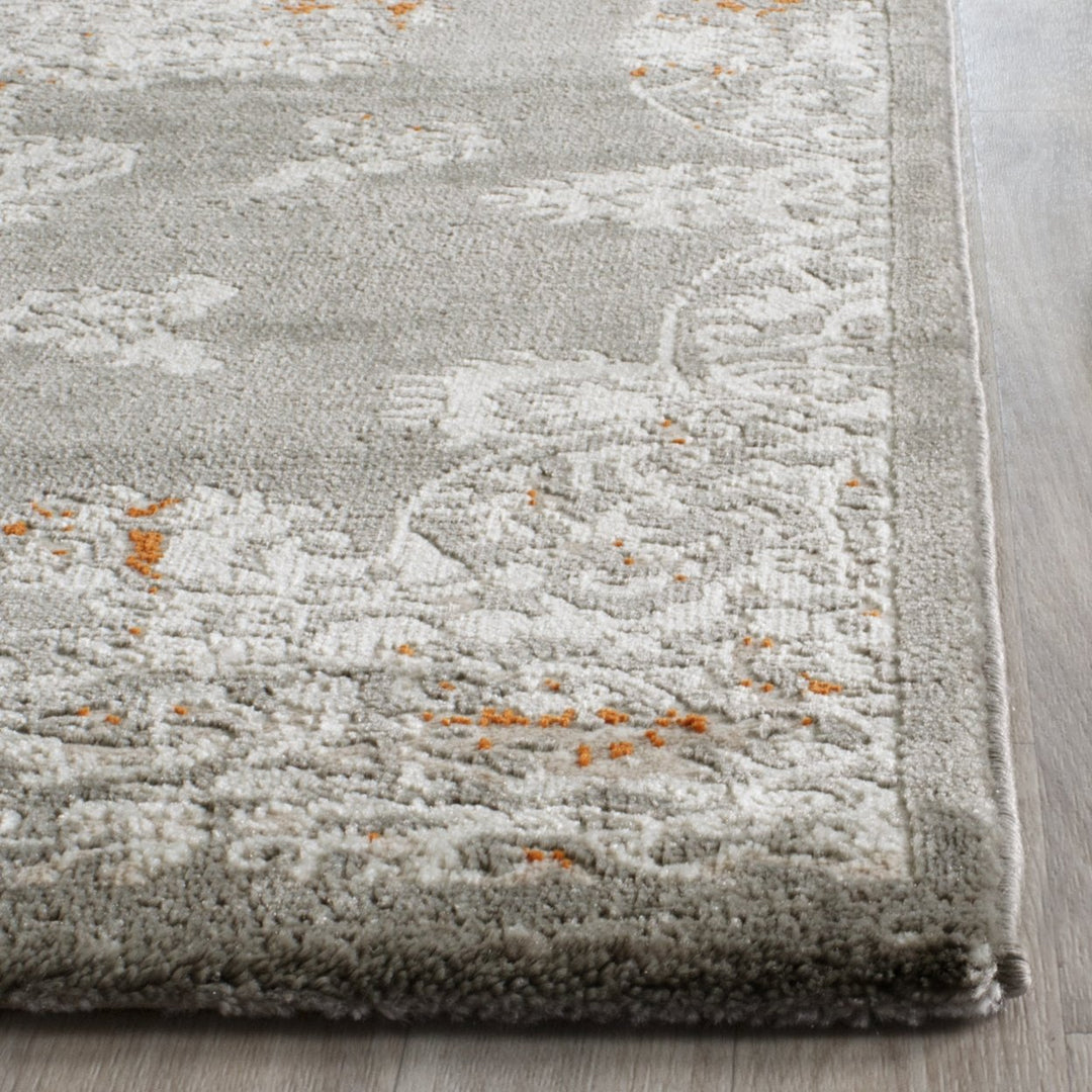 SAFAVIEH Passion Collection PAS406F Grey / Ivory Rug Image 4