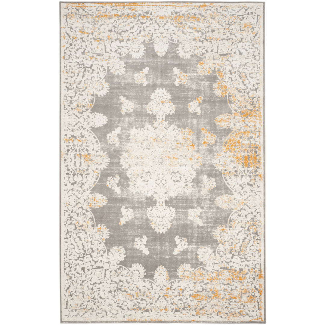 SAFAVIEH Passion Collection PAS406F Grey / Ivory Rug Image 6