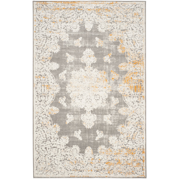 SAFAVIEH Passion Collection PAS406F Grey / Ivory Rug Image 6