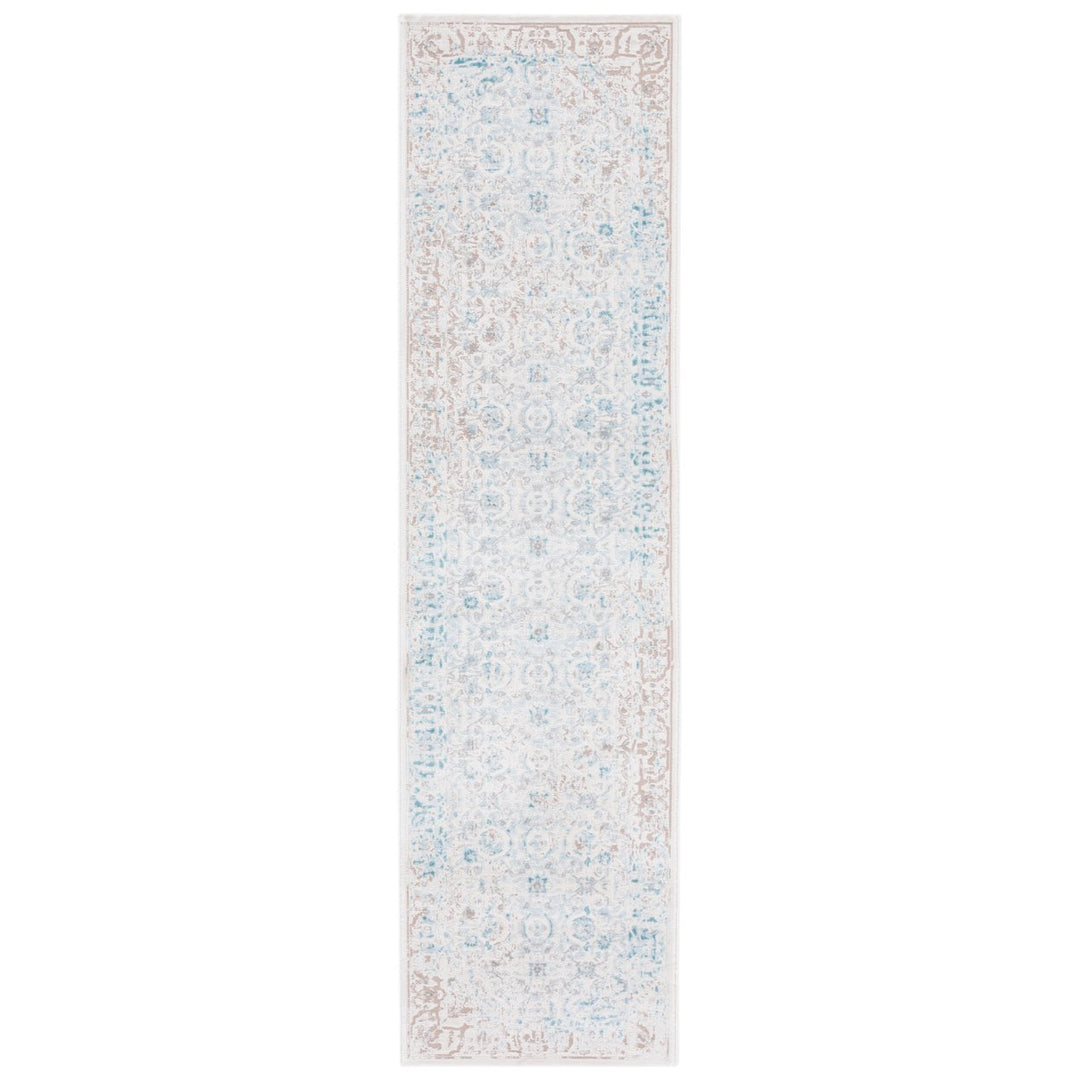 SAFAVIEH Passion Collection PAS405B Turquoise / Ivory Rug Image 5