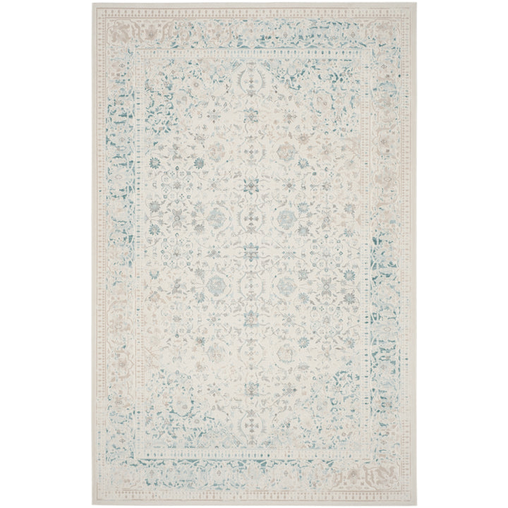 SAFAVIEH Passion Collection PAS405B Turquoise / Ivory Rug Image 11