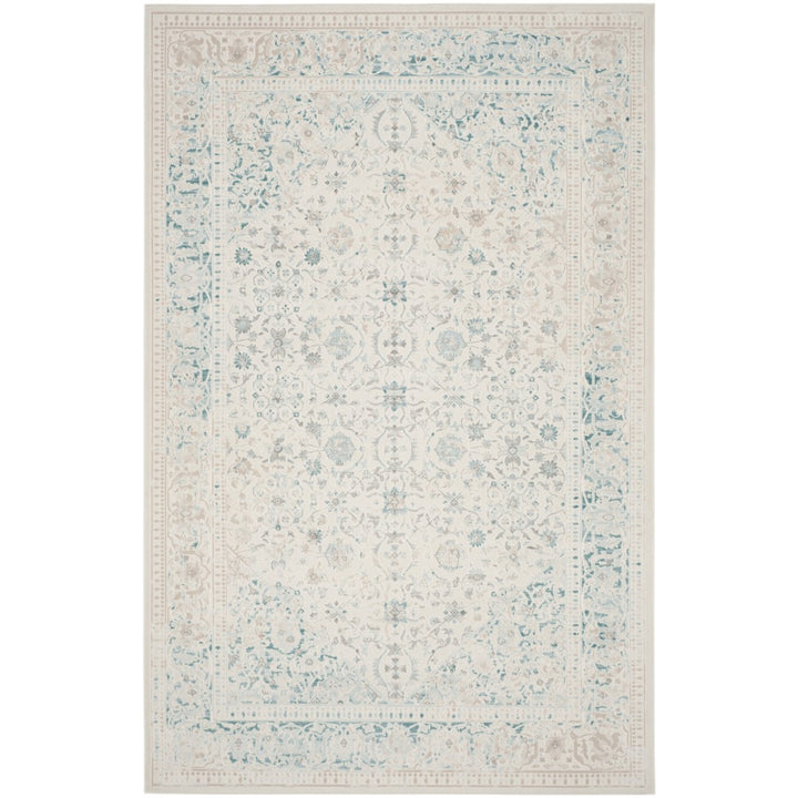 SAFAVIEH Passion Collection PAS405B Turquoise / Ivory Rug Image 1