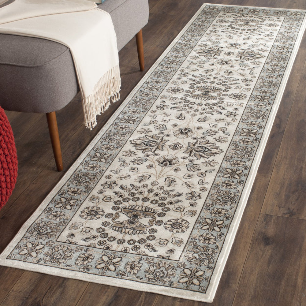 SAFAVIEH Persian Garden PEG610K Ivory / Lt Blue Rug Image 2