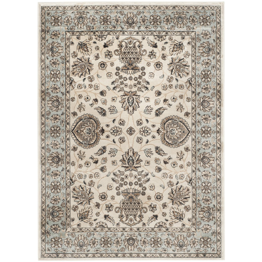 SAFAVIEH Persian Garden PEG610K Ivory / Lt Blue Rug Image 5