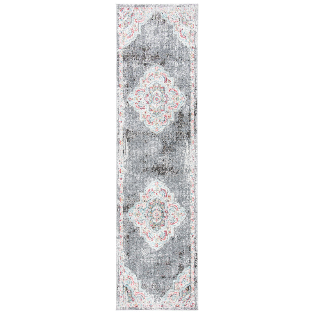 SAFAVIEH Phoenix Collection PHX277F Grey / Ivory Rug Image 5