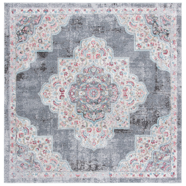 SAFAVIEH Phoenix Collection PHX277F Grey / Ivory Rug Image 9