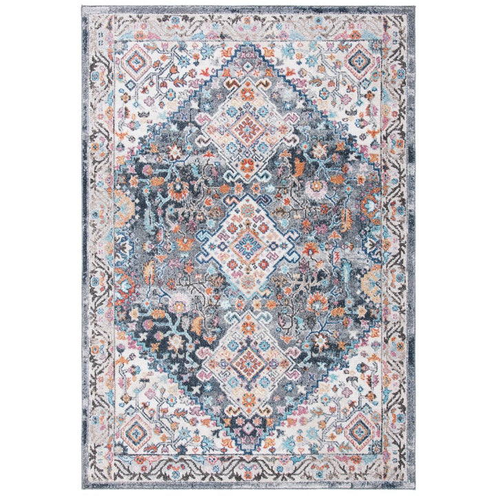 SAFAVIEH Phoenix Collection PHX279A Ivory / Grey Rug Image 1