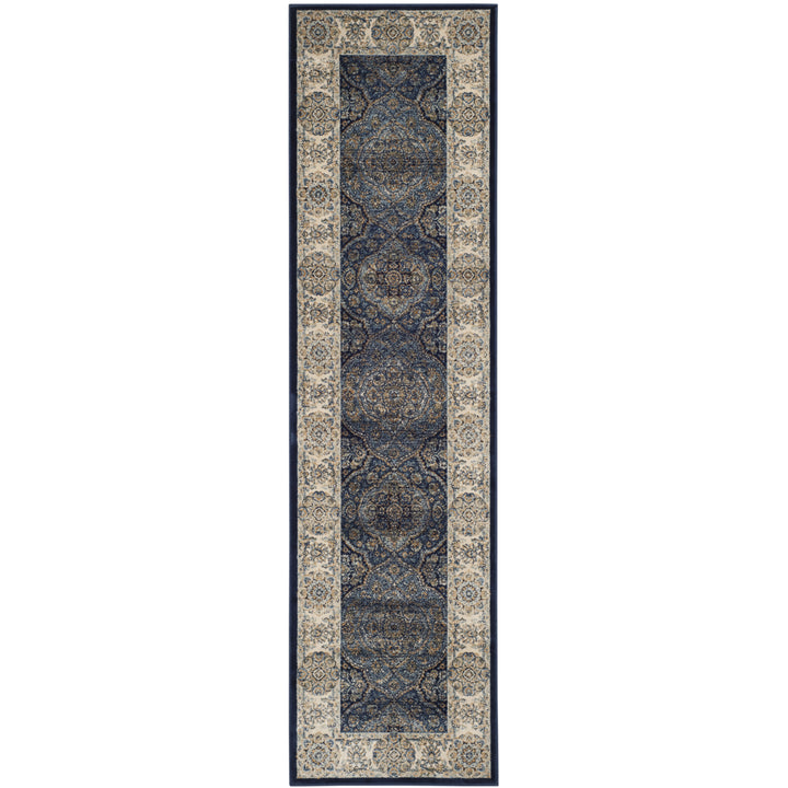 SAFAVIEH Persian Garden PGV611B Navy / Ivory Rug Image 3