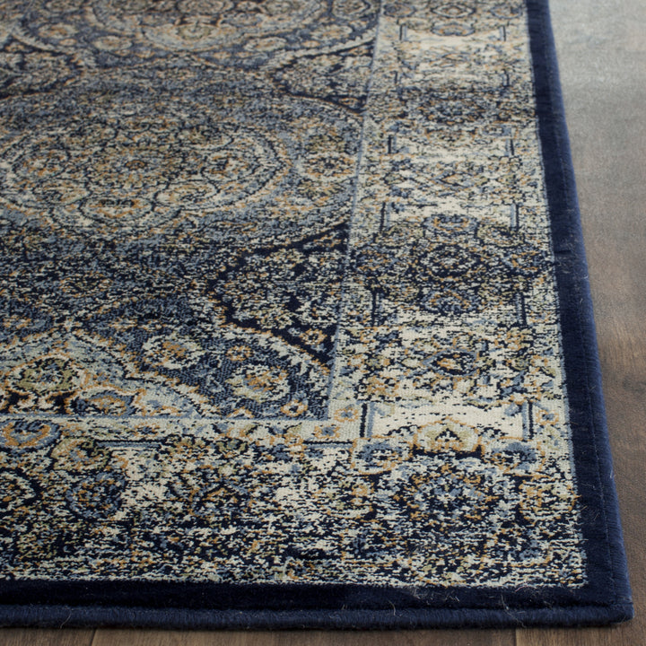 SAFAVIEH Persian Garden PGV611B Navy / Ivory Rug Image 4