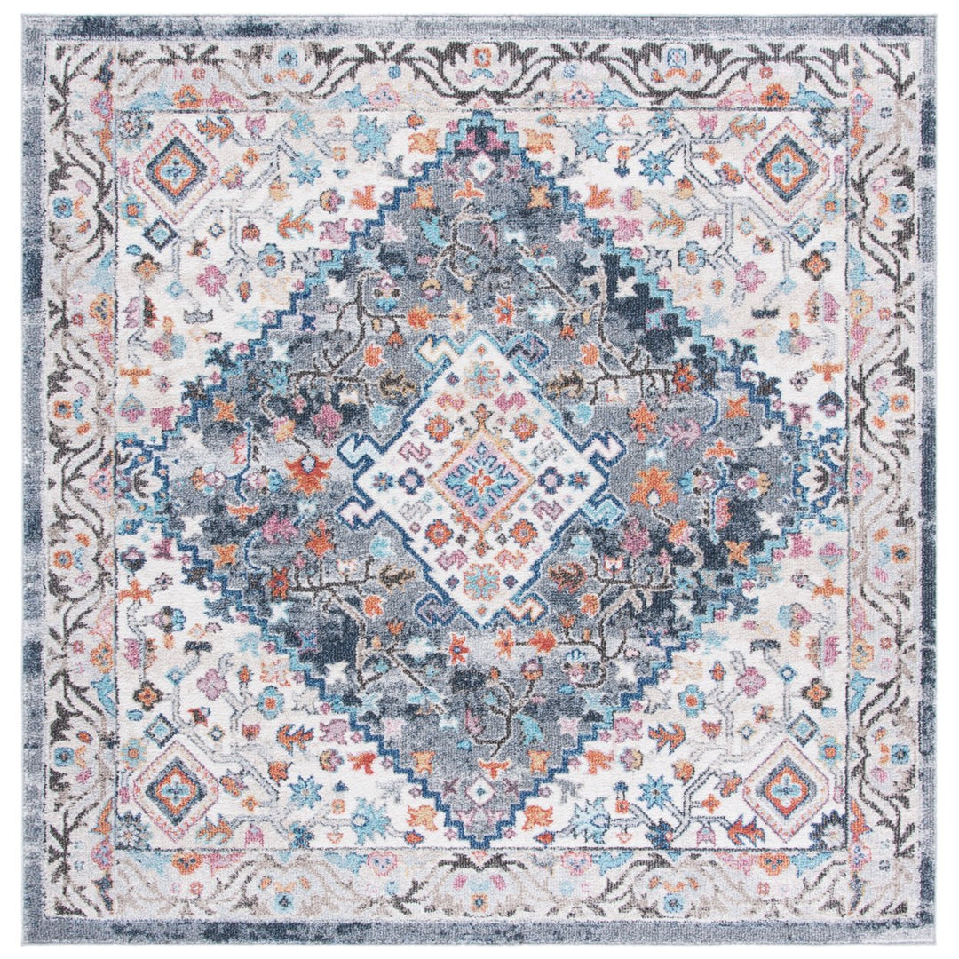 SAFAVIEH Phoenix Collection PHX279A Ivory / Grey Rug Image 9