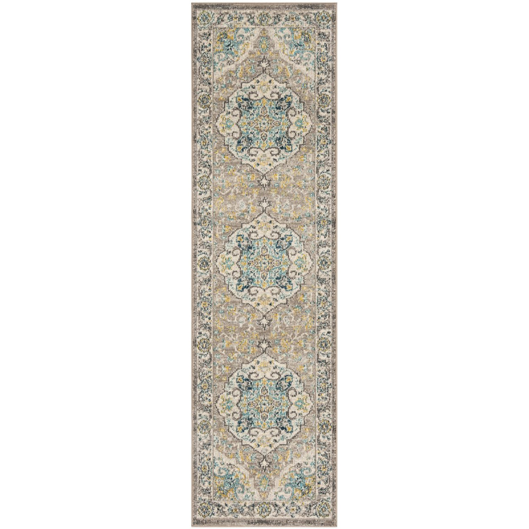 SAFAVIEH Phoenix Collection PHX154F Ivory / Grey Rug Image 1