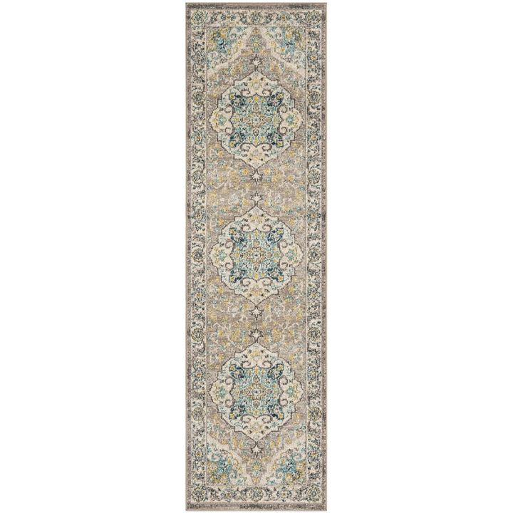 SAFAVIEH Phoenix Collection PHX154F Ivory / Grey Rug Image 1