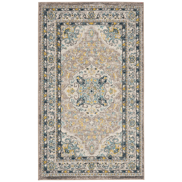 SAFAVIEH Phoenix Collection PHX154F Ivory / Grey Rug Image 9