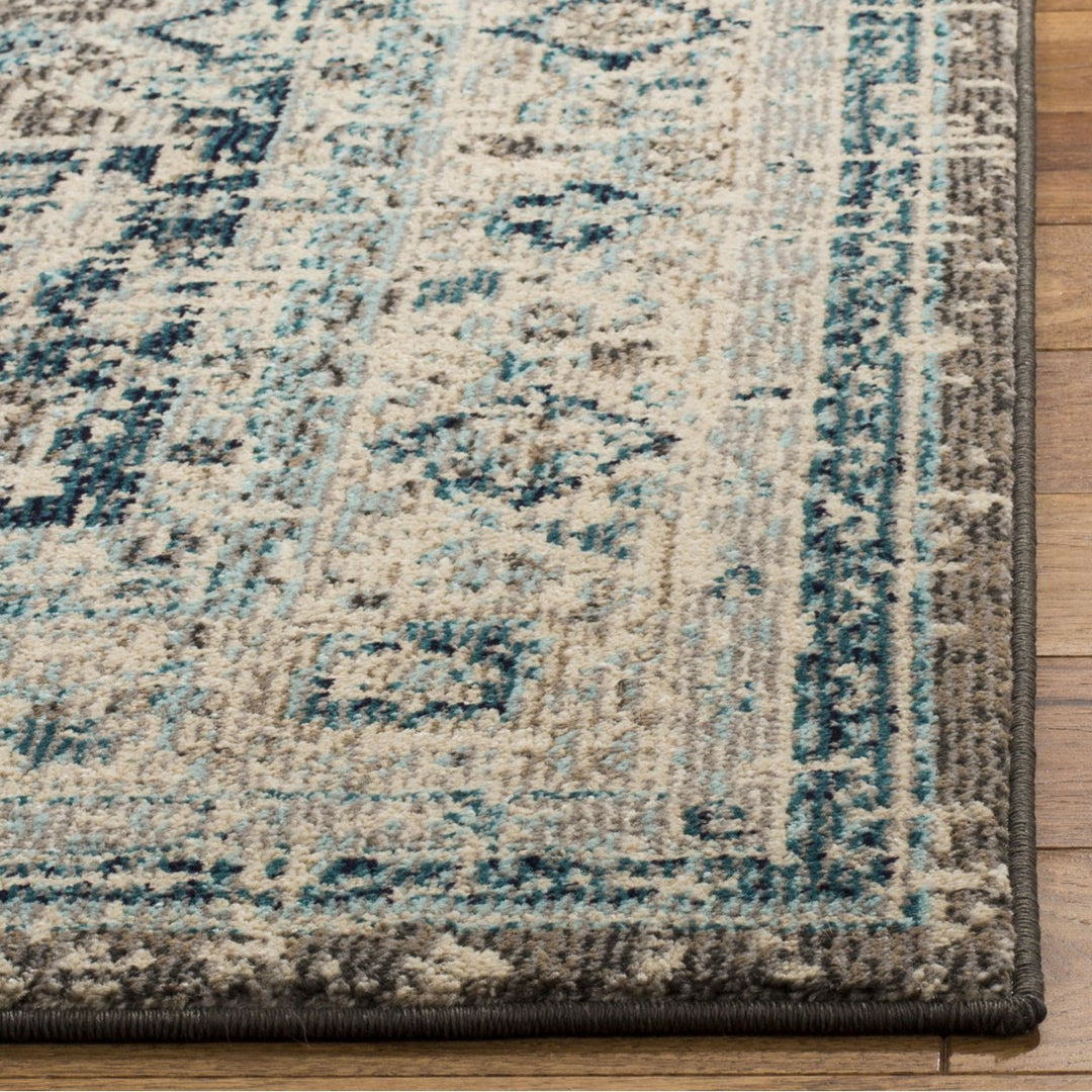 SAFAVIEH Phoenix Collection PHX155F Grey / Blue Rug Image 7