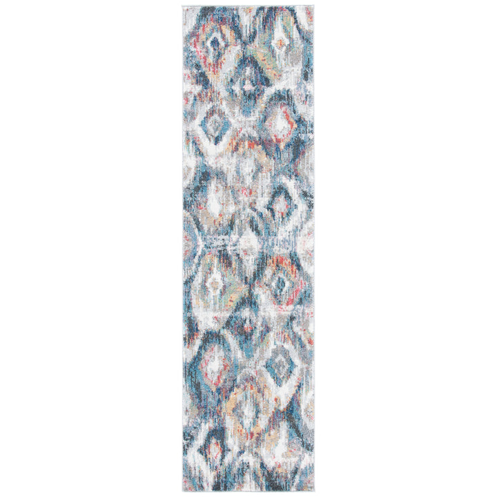 SAFAVIEH Phoenix Collection PHX256A Ivory / Blue Rug Image 5