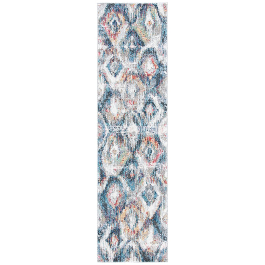 SAFAVIEH Phoenix Collection PHX256A Ivory / Blue Rug Image 1