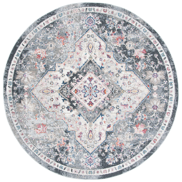 SAFAVIEH Phoenix Collection PHX293A Ivory / Grey Rug Image 4