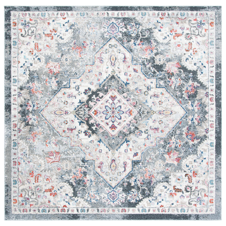 SAFAVIEH Phoenix Collection PHX293A Ivory / Grey Rug Image 6