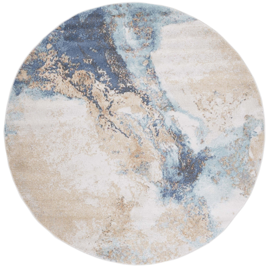 SAFAVIEH Phoenix Collection PHX533M Blue Rug Image 2