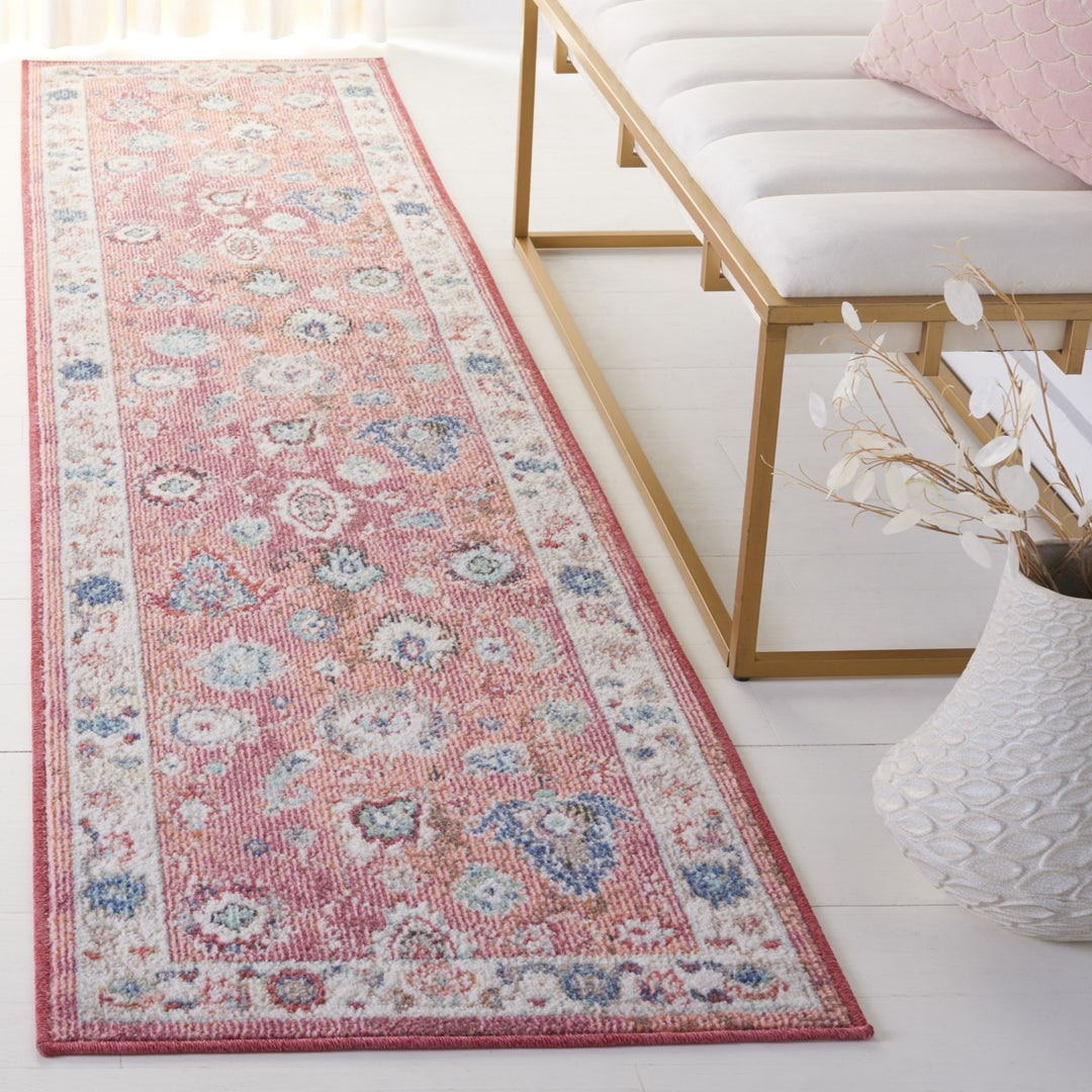 SAFAVIEH Phoenix Collection PHX591P Red Rug Image 2