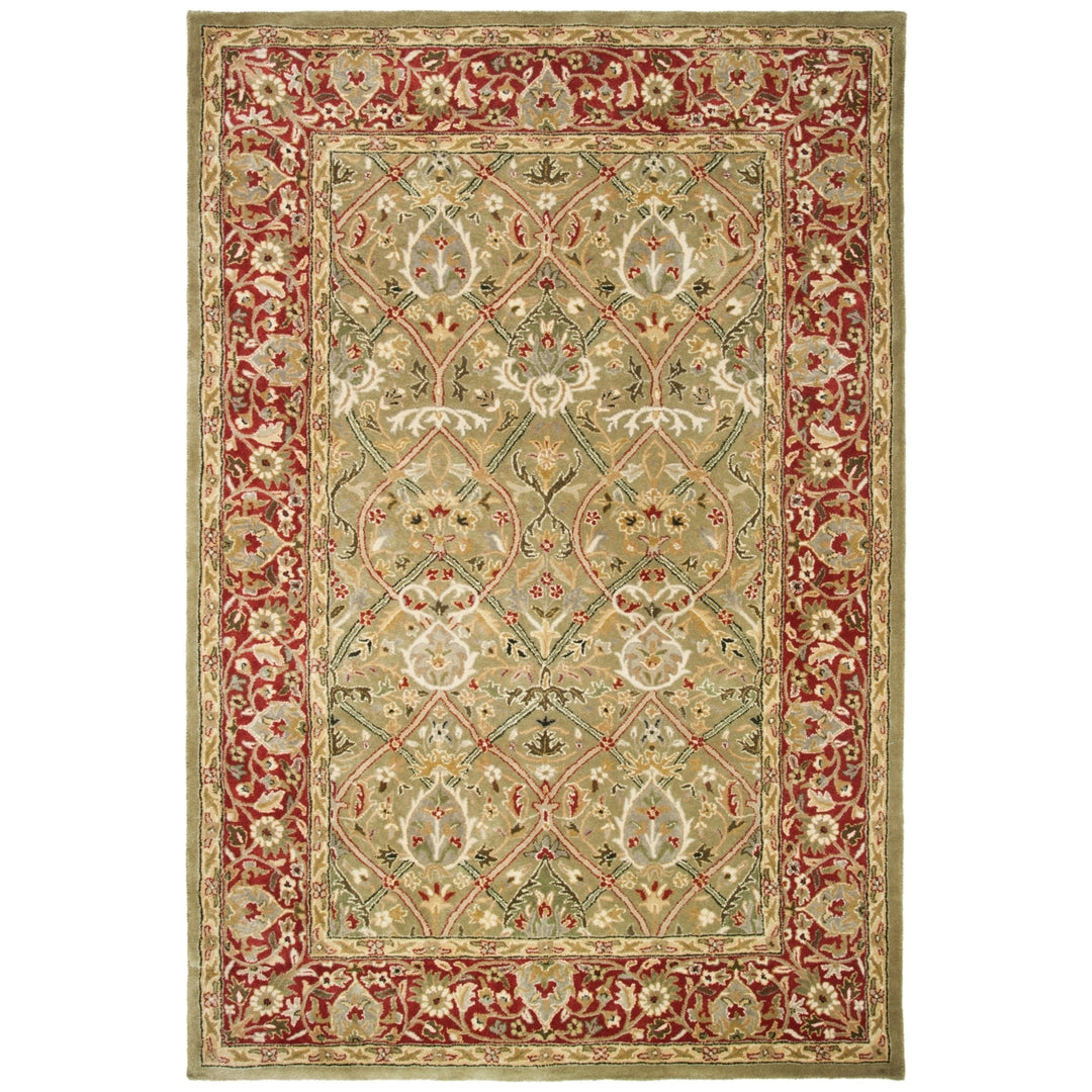 SAFAVIEH PL819B Persian Legend Light Green / Rust Image 9