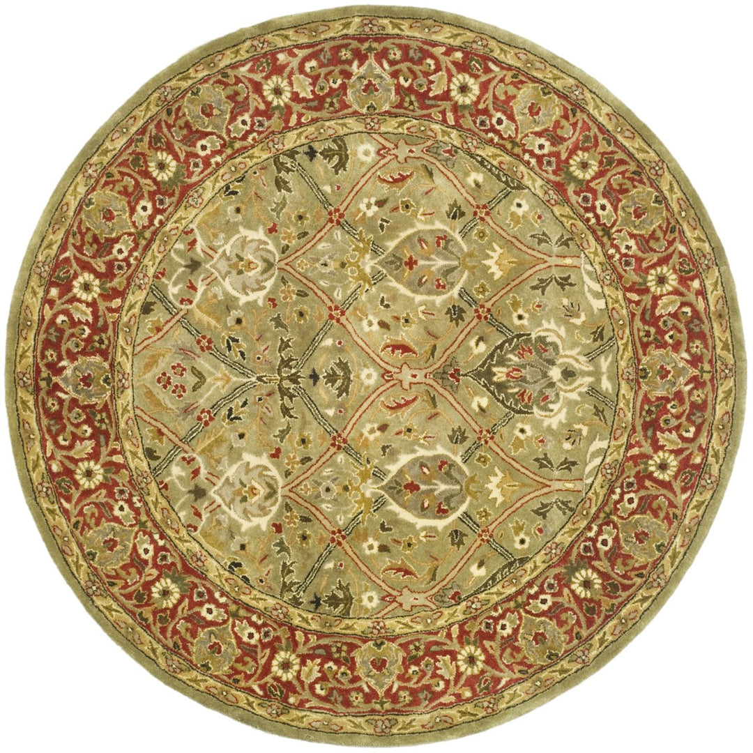 SAFAVIEH PL819B Persian Legend Light Green / Rust Image 1