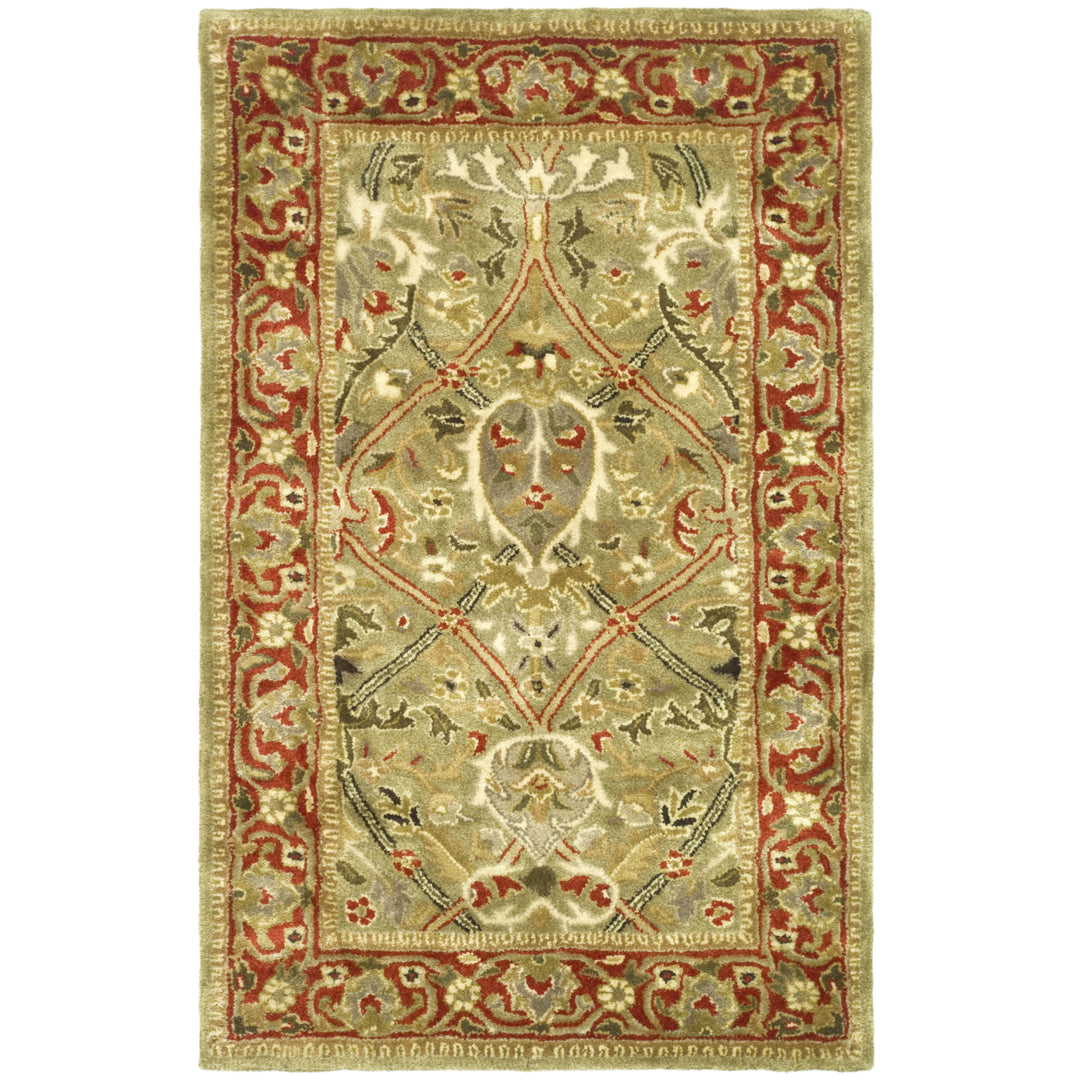 SAFAVIEH PL819B Persian Legend Light Green / Rust Image 5