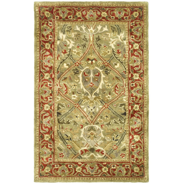 SAFAVIEH PL819B Persian Legend Light Green / Rust Image 1