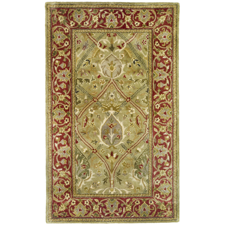 SAFAVIEH PL819B Persian Legend Light Green / Rust Image 7