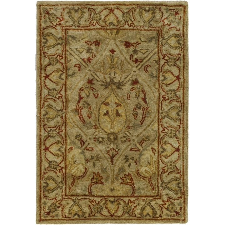 SAFAVIEH PL819G Persian Legend Moss / Beige Image 1