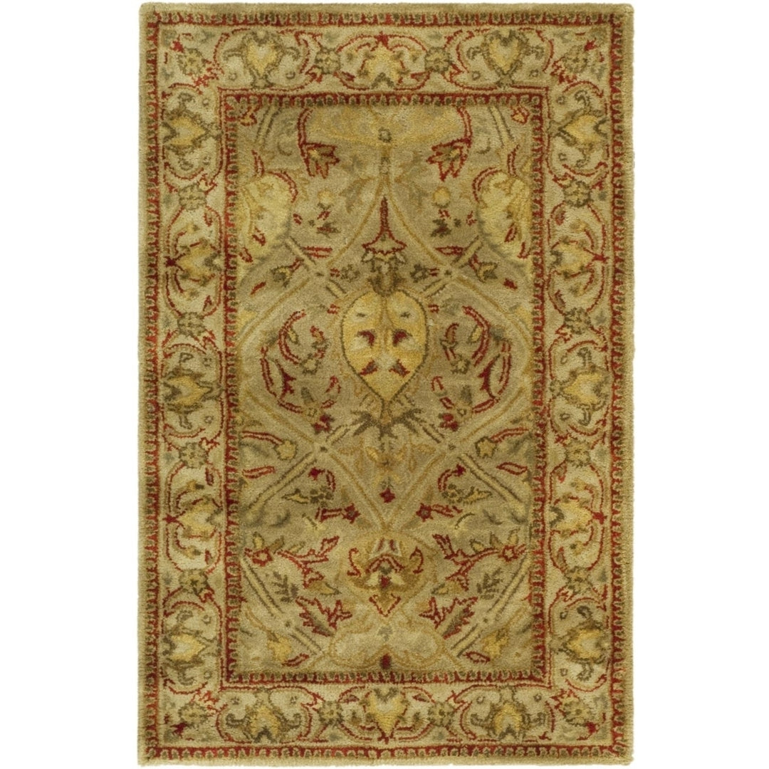 SAFAVIEH PL819G Persian Legend Moss / Beige Image 4