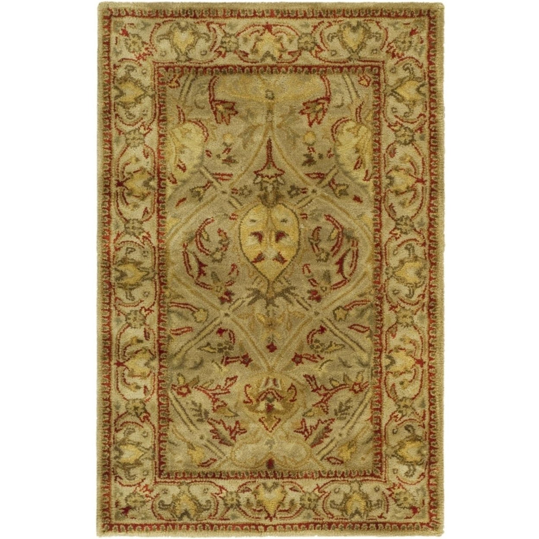 SAFAVIEH PL819G Persian Legend Moss / Beige Image 1